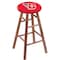 Holland Bar Stool Co Maple Counter Stool, Medium Finish, University of Dayton Seat RC24MSMed - alternate 1